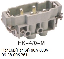 HK-4-M H16B Han 16B(HanK4) 80A 830V 09 38 006 2611 4pin male OUKERUI-SMICO-Harting-Heavy-duty-connector.jpg